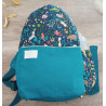 Sac à dos bébé brodé prénom - crèche, maternelle & sortie