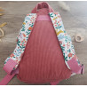 Sac à dos bébé brodé prénom - crèche, maternelle & sortie