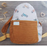 Sac à dos bébé brodé prénom - crèche, maternelle & sortie