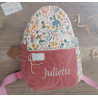Sac à dos bébé brodé prénom - crèche, maternelle & sortie