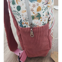 Sac à dos bébé brodé prénom - crèche, maternelle & sortie