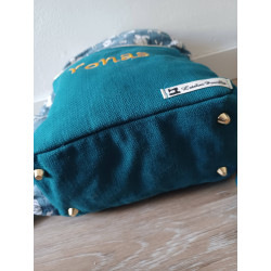Sac à dos bébé brodé prénom - crèche, maternelle & sortie