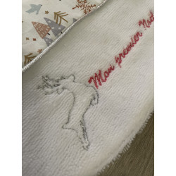 Bavoir Noël à broder