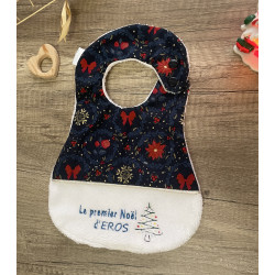 Bavoir Noël à broder