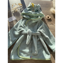 Peignoir de bain personnalisé enfant – Éponge bambou ultra douce