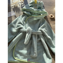 Peignoir de bain personnalisé enfant – Éponge bambou ultra douce