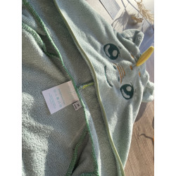 Peignoir de bain personnalisé enfant – Éponge bambou ultra douce