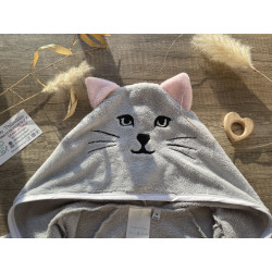 Peignoir de bain personnalisé enfant – Éponge bambou ultra douce