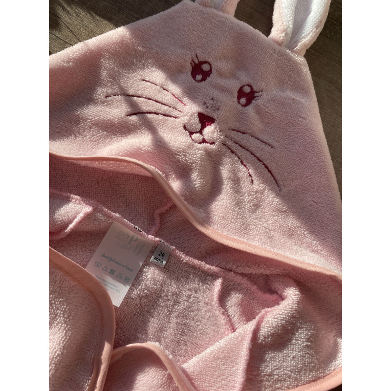 Peignoir de bain personnalisé enfant – Éponge bambou ultra douce