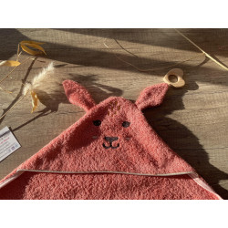 Cape de bain bébé 0-18 mois en éponge douce | Personnalisable & Fait main