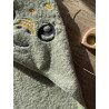 Cape de bain bébé 0-18 mois en éponge douce | Personnalisable & Fait main