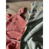 Cape de bain bébé 0-18 mois en éponge douce | Personnalisable & Fait main