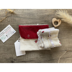 Kit beauté nomade - Lingette & Pochette imperméable