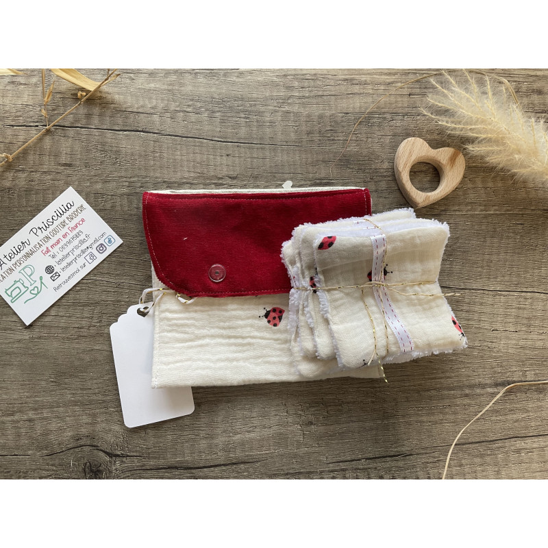 Kit beauté nomade - Lingette & Pochette imperméable