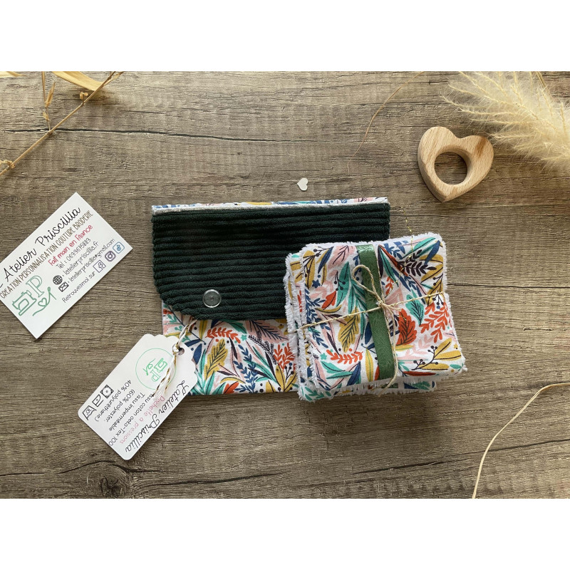 Kit beauté nomade - Lingette & Pochette imperméable