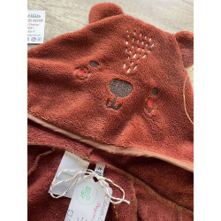 Peignoir de bain personnalisé enfant – Éponge bambou ultra douce