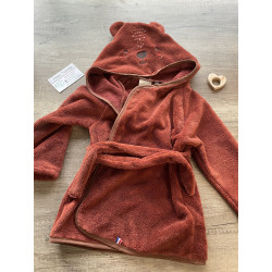 Peignoir de bain personnalisé enfant – Éponge bambou ultra douce