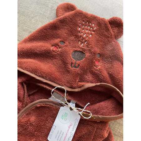 Peignoir de bain personnalisé enfant – Éponge bambou ultra douce