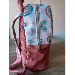 Sac à dos bébé brodé prénom - crèche, maternelle & sortie