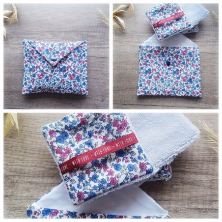 Kit beauté nomade personnalisable - Lingette & Pochette imperméable